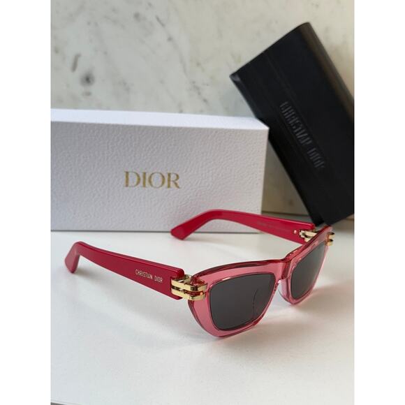 NEW Dior CDior B2U Cat Eye Sunglasses in Pink Red main image 6